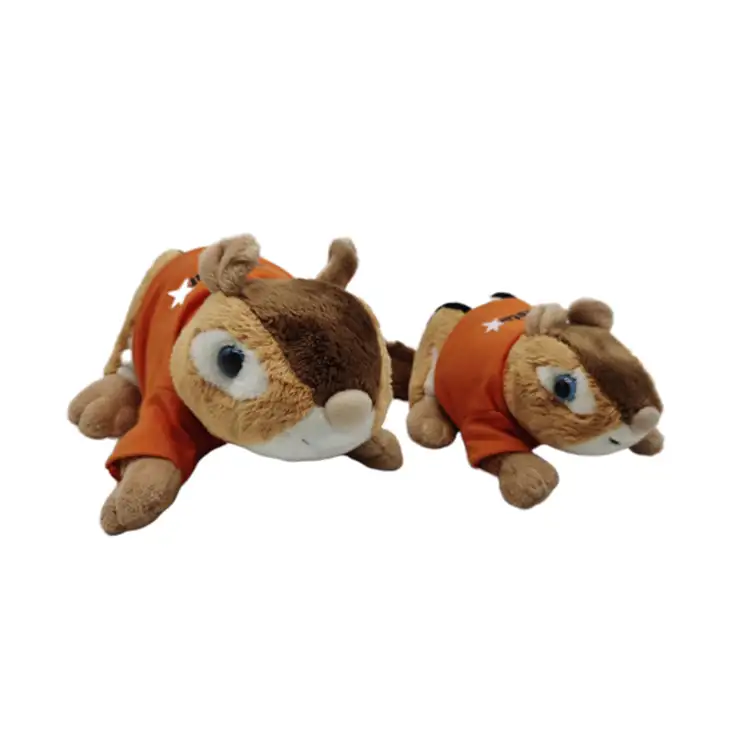 Niedriger Preis Verkauf von hochwertigen niedlichen weichen Komfort braun Eichhörnchen benutzer definierte Plüsch gefüllte Spielzeug