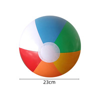 INTGAMX Ballons de plage gonflables en PVC, colorés et souples, jouets aquatiques, ballons gonflables