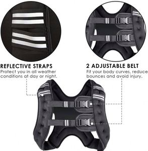 Custom Logo Adjustable Gym <b>Weighted</b> Vest <b>for</b> <b>Men</b> Women Fitness Strength Training Crossfit Running Workout Heavy Duty - Product Image 3