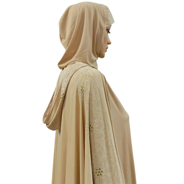 Ramadan Abayas Voor Vrouwen Dubai Abaya Afrika Diamanten Moslim Hijab Jurk Tweedelige Gebedskleding Set Islam Kaftan Gewaad