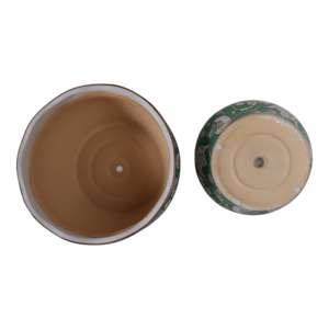 Vasi per Fiori in Ceramica con Design Floreale Verde per Arredamento Interno ed Esterno - Product Image 6