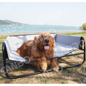 CanboPet Pet Portable <strong>Dog</strong> <strong>Bed</strong> Durable Comfortable Elevated Pet <strong>Dog</strong> <strong>Bed</strong> Stainless Steel <strong>Dog</strong> <strong>Bed</strong> <strong>With</strong> Armrest - Product Image 6