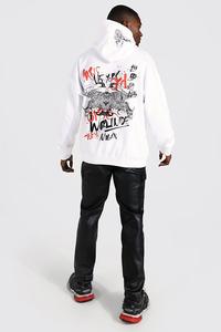 Sweat à capuche unisexe surdimensionné de qualité supérieure, imprimé avec logo personnalisé, brodé, taille plus, hiver, 100% coton, respirant, écologique - Product Image 5