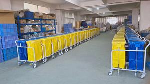 भंडारण और परिवहन के लिए धातु बैग के साथ सबसे अच्छा मूल्य अस्पताल चिकित्सा प्लास्टिक लिनन गाड़ी, भंडारण और परिवहन के लिए धातु बैग के साथ - Product Image 6