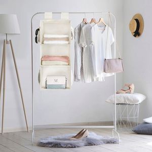 3-Shelf Closet Organizers, 2 Separable 3-Tier Hanging Closet Shelves, Non-Woven Fabric Hanging <b>Storage</b> Organizer - Product Image 3