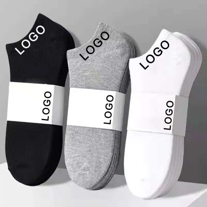 Wholesale Cheapest men fashion Breathable Low Cut Ankle custom logo men's socks