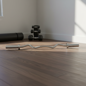 Barbel Baja Berkualitas Tinggi 1.2m untuk Angkat Bebas, Set Penyangga Plat Beban Tahan Lama, Beban Angkat Berat 8kg, Laris Terjual - Product Image 3