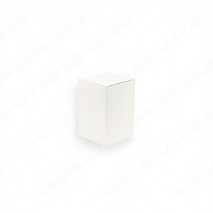 Scatole di Carta Pieghevoli Ilan 8x8x12 Cm, Scatole Bianche Resistenti per Imballaggio - Product Image 1