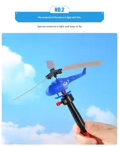 Jouets de sport et de plein air pour enfants, hélicoptère à manivelle Dragonfly, pour les enfants de 14 ans et plus, unisexe, cadeau - Product Image 4