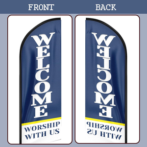 大きな装飾ビーチフラグ & バナーカスタムビジネスフェザープロモーションフラグ価格 - Product Image 3