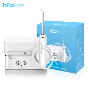 h2ofloss Countertop Teeth Whithen 425ML Large Water Tank 2500mAh IPX7 Oral Care Professional Oral Irrigator