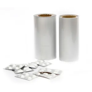 HANLIN Capsule foil packaging heat sealed aluminum foil rollopa/alu/pvc aluminium cold forming blister foil alu alu packing foil