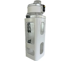 Bouteille créative 700 ml à l'esthétique soignée, avec couvercle pop-up à un clic, type paille, sangle de transport portable, carrée, tendance, pour sport et fitness