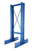 Peterack portaoggetti per auto industriale a singolo o doppio lato in lamiera resistente cremagliera Cantilever