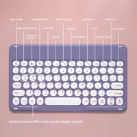 Keyboard Nirkabel Harga Terbaik untuk iPad 10/11 inci dengan Keyboard Model Circular Hat