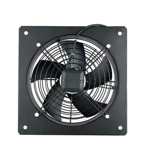 600mm AC Wall Mounted Square Extractor Ventilation Exhaust Cooling Fan Industrial Axial Flow Fans