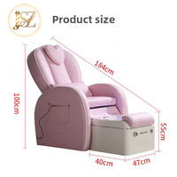 Mobilier de salon de manucure, chaise de spa pour les pieds en cuir de qualité supérieure, chaise de pédicure électrique pour centre de thérapie des pieds