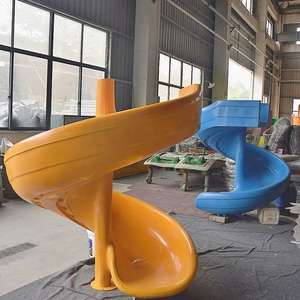 Toboggan aquatique en fibre <span class=keywords><strong>de</strong></span> verre en spirale <span class=keywords><strong>pour</strong></span> jardin résidentiel, design personnalisé, <span class=keywords><strong>pour</strong></span> enfants et adultes - Product Image 4