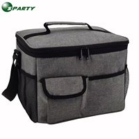 Sac Isotherme Réutilisable Grande Capacité Anti-Fuite pour Adultes, avec Bandoulière Réglable – Idéal Plage, Bureau, Pique-Nique, Randonnée