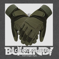 Gants de protection tactiques avec protection des jointures, anti-impact, pour la sécurité, la patrouille, l'entraînement, compatibles écran tactile, pour les sports de plein air