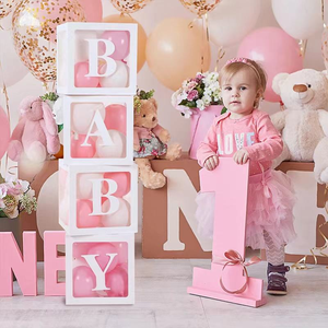 Cajas Transparentes Blancas para Regalos, Ecológicas y Duraderas, para Baby Shower, <span class=keywords><strong>Cumpleaños</strong></span>, Día de la Madre, Decoraciones para Fiestas, Regalos para <span class=keywords><strong>Adolescentes</strong></span>, Venta al Por Mayor - Product Image 4