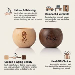 Personalized Wooden essential oil <b>diffuser</b> wood Perfume <b>Diffuser</b> car <b>diffuser</b> Home <b>Room</b> Air Freshener <b>Diffuser</b> - Product Image 2