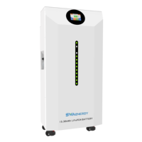 Batterie LiFePO4 16 kWh 51,2 V 314 Ah compatible avec onduleur Growatt, BMS protégé, 8000 cycles, stockage solaire CE, écran tactile intelligent 7 pouces