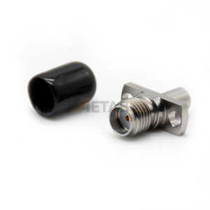 อะแดปเตอร์สแตนเลสสตีล SMA ตัวเมีย ถึง <span class=keywords><strong>BMA</strong></span> ตัวเมีย 18GHz พร้อมหน้าแปลน 2 รู ตัวเชื่อมต่อโคแอกเชียล RF แบบตรงชนิด Blind-Mate Coupler - Product Image 1