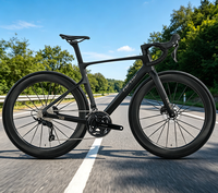 Vélo de course R18 entièrement en carbone 7,7 kg, Shimano 105 R7120 24 vitesses, frein à disque hydraulique, cadre et roues entièrement en carbone |   Approvisionnement direct d'usine