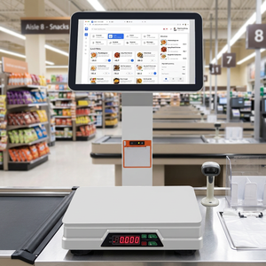 Sistema POS con Pantalla de 15.6 Pulgadas, Máquina POS Todo en Uno con Impresora y Báscula, 2GB+32GB, CPU de Doble Núcleo con Windows - Product Image 1