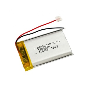 A & S điện <span class=keywords><strong>1200mAh</strong></span> <span class=keywords><strong>lithium</strong></span> có thể sạc lại ion <span class=keywords><strong>polymer</strong></span> Li-Po Pin 3.7V 4.44wh as753048 7.7x31x50.5mm - Product Image 5