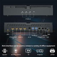 Station de travail IA RTX4070 12 Go Mini PC Intel I5-12400F I7-14700F I9-14900F DDR5 NVMe pour montage vidéo, rendu 3D, apprentissage profond