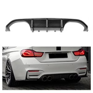 Pour F80 M3 <span class=keywords><strong>F82</strong></span> F83 <span class=keywords><strong>M4</strong></span> Competition CS <span class=keywords><strong>GTS</strong></span> 2014-2020, nouveau diffuseur de pare-chocs arrière inférieur en fibre de carbone à visser, 51192350697 - Product Image 1