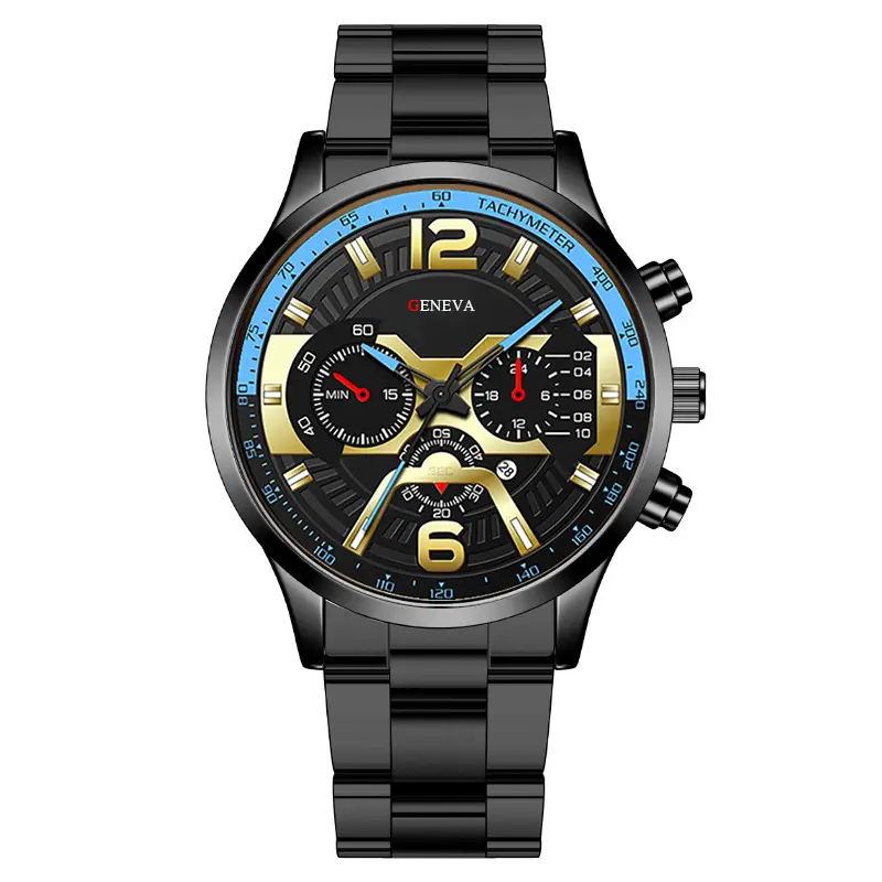 WY-04 Popular Men's Watch Men's Watch Digital Fashion Calendar Student Stainless Steel Quartz Sports Watch