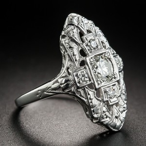 Anello dal design cavo, stile elegante, per donna - Product Image 2