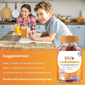 ללא סוכר multivitammies לילדים ויטמין D3 אבץ אומגה <span class=keywords><strong>3</strong></span> דובי גומי לילדים - Product Image 3