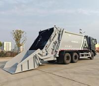 Camion à ordures compacteur diesel à transmission manuelle 6*4 pour le transport et la collecte des déchets, moteur inclus à vendre
