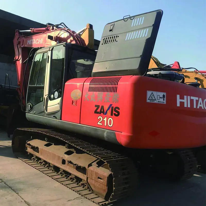 Excavadora usada ZX210 de segunda mano de buena calidad Hitachi a la venta para la construcción ZAXIS210