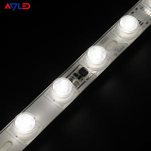 Barra LED de Alta Precisión SMD 1818 con Iluminación Lateral, 10 LED, 500 mm, CC 24 V, Lente Óptica de 45x15 Grados, Tira de Luz de Aluminio para Señalización Delgada - Product Image 3