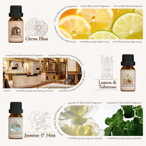 Set de Regalo de Aceites Aromáticos de Lujo para Hoteles, 6 Botellas de Aceite Aromático Premium para Aromatización de Hoteles, Velas y Jabones DIY, Etiqueta Privada Personalizada OEM - Product Image 3