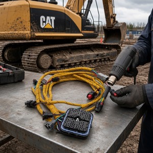 Faisceau de câblage moteur d'excavatrice OEM KET MG630 24 broches AWG20 UL1015 étanche IP67 pour Komatsu PC220-8 PC130-7 Doosan DX300 - Product Image 6