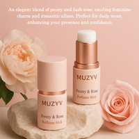 Baume de parfum solide portable avec étiquette personnalisée OEM Romantique Parfum de corps longue durée Hommes Femmes Bâton de parfum solide