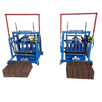 Machine à fabriquer des briques mobile légère et compacte, machine à blocs pratique pour la rénovation de cour, machine à blocs mobile