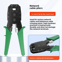 AR0811 Kit de Pince à Sertir RJ45 3-en-1, Testeur et Dénudeur de Câbles Réseau Ethernet LAN, Réparation, Vente en Gros OEM