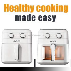 Friteuse à air AOJA 1700W haute puissance, grande capacité 6,5L, deux boutons de commande manuelle avec fenêtre de cuisson visible - Product Image 5