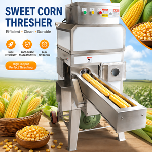 Automatic Commercial Sweet <strong>Corn</strong> Sheller Machine Stainless Steel Fresh Maize <strong>Kernel</strong> Thresher for Food Processing - Product Image 1