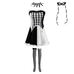 Reine de <span class=keywords><strong>Drag</strong></span> Vampire Clown Cosplay Costume Halloween Démon Clown Costume - Product Image 1