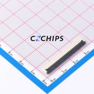 <b>FPC</b>-1.0FX-30PWCR-H20 FFC/<b>FPC</b> Connector SMD,P=1mm,Horizontal Mount Connector Flip Cover Type Bottom Contact 30P 1mm - Product Image 1