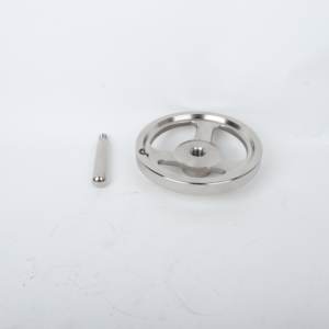 Hochwertiges Maßgefertigtes Präzisions-Gussteil Korrosionsbeständiges Edelstahl-Handrad Mit Griff - Product Image 4