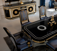 Table de bureau sculptée de style européen antique Restaurant casier de rangement assorti de luxe armoire à eau à thé armoire à vin combinaison